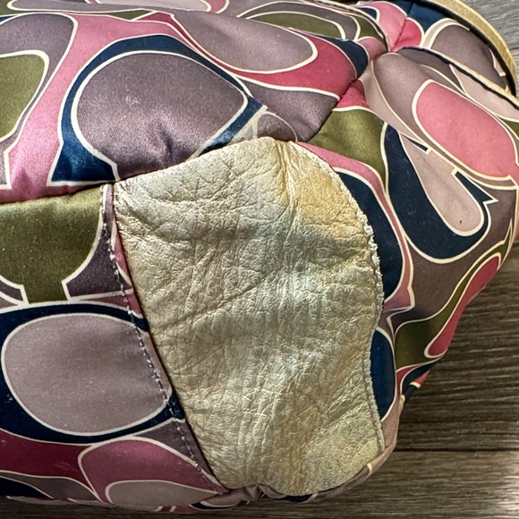 Coach Pink and Gold Signature Tote Bag - Picture 6 of 14